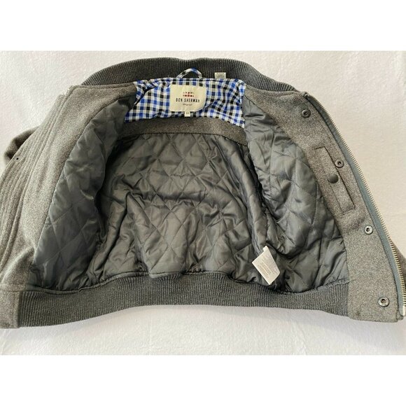 Ben Sherman bomber wool blend‎ jacket Size 5/6 - Picture 4 of 6